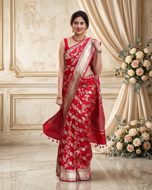 Jacquard saree
