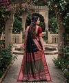 Dark Green Paithani Silk Saree | Wedding & Festive Wear