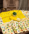 Yellow Paithani Silk Saree | Traditional Wedding Wear