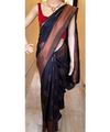 Black Banarasi Silk Saree | Bridal & Festive Wear