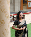 Black Banarasi Silk Saree | Bridal & Festive Wear