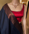 Black Banarasi Silk Saree | Bridal & Festive Wear