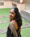 Black Banarasi Silk Saree | Bridal & Festive Wear