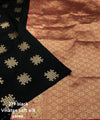 Black Banarasi Silk Saree | Bridal & Festive Wear