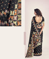 Black Banarasi Silk Saree | Bridal & Festive Wear