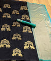 Black Banarasi Silk Saree | Ethnic Wear for Women