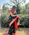 Black Banarasi Silk Saree | Ethnic Wear for Women