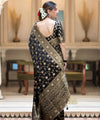 Black Banarasi Silk Saree | Ethnic Wear for Women