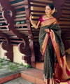 Black Banarasi Silk Saree | Ethnic Wear for Women
