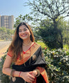 Black Banarasi Silk Saree | Ethnic Wear for Women