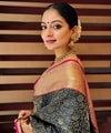 Black Banarasi Silk Saree | Ethnic Wear for Women