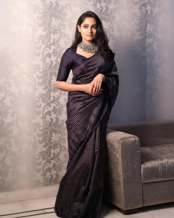Black Banarasi Silk Saree | Festival & Ceremony Wear