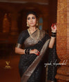 Black Banarasi Silk Saree | Festival & Ceremony Wear