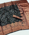 Black Banarasi Silk Saree | Festival & Ceremony Wear