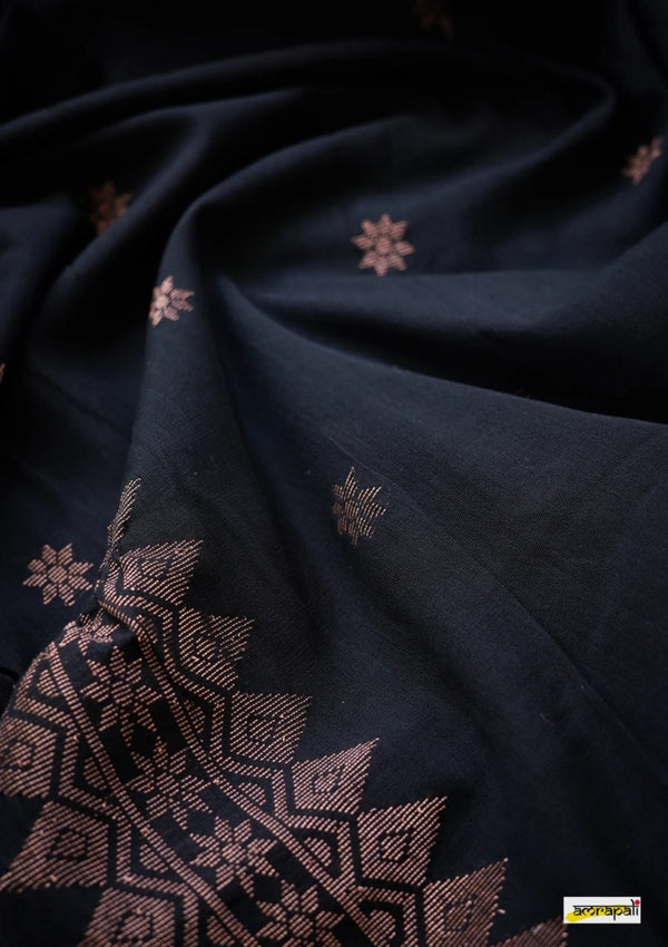 Black Banarasi Silk Saree | Festive & Party Wear