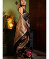 Black Banarasi Silk Saree | Festive & Party Wear