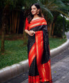 Black Banarasi Silk Saree | Traditional Wedding Wear