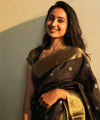 Black Banarasi Silk Saree | Traditional Wedding Wear