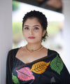 Black Banarasi Silk Saree | Traditional Zari Weave