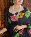 Black Banarasi Silk Saree | Traditional Zari Weave