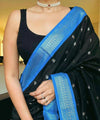 Black Banarasi Silk Saree | Wedding & Festive Wear