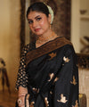 Black Banarasi Silk Saree | Wedding & Festive Wear