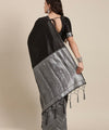 Black Banarasi Silk Saree | Wedding & Festive Wear