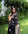 Black Banarasi Silk Saree | Wedding & Festive Wear