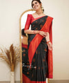 Black Banarasi Silk Saree | Wedding & Reception Wear