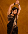 Black Banarasi Silk Saree | Wedding & Reception Wear