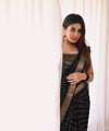 Black Banarasi Silk Saree | Wedding & Reception Wear