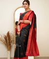 Black Banarasi Silk Saree | Wedding & Reception Wear