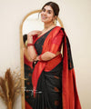 Black Banarasi Silk Saree | Wedding & Reception Wear