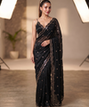 Black Bollywood Designer Saree | Party & Festive Wear