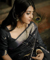 Black Cotton Saree | Daily & Festive Wear