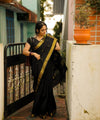 Black Cotton Saree | Daily & Festive Wear