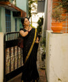 Black Cotton Saree | Daily & Festive Wear