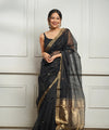 Black Cotton Saree | Everyday Ethnic Wear