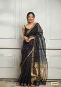 Black Cotton Saree | Everyday Ethnic Wear