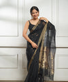 Black Cotton Saree | Everyday Ethnic Wear