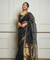 Black Cotton Saree | Everyday Ethnic Wear