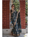 Black Cotton Saree | Festival & Ceremony Wear