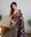 Black Cotton Saree | Festival & Ceremony Wear