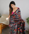 Black Cotton Saree | Festival & Ceremony Wear