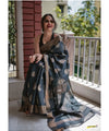 Black Cotton Saree | Festival & Ceremony Wear