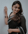 Black Cotton Saree | Festive & Party Wear