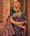 Black Cotton Saree | Festive & Party Wear