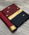 Black Cotton Saree | Festive & Party Wear