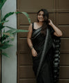 Black Cotton Saree | Festive & Party Wear