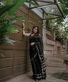 Black Cotton Saree | Festive & Party Wear